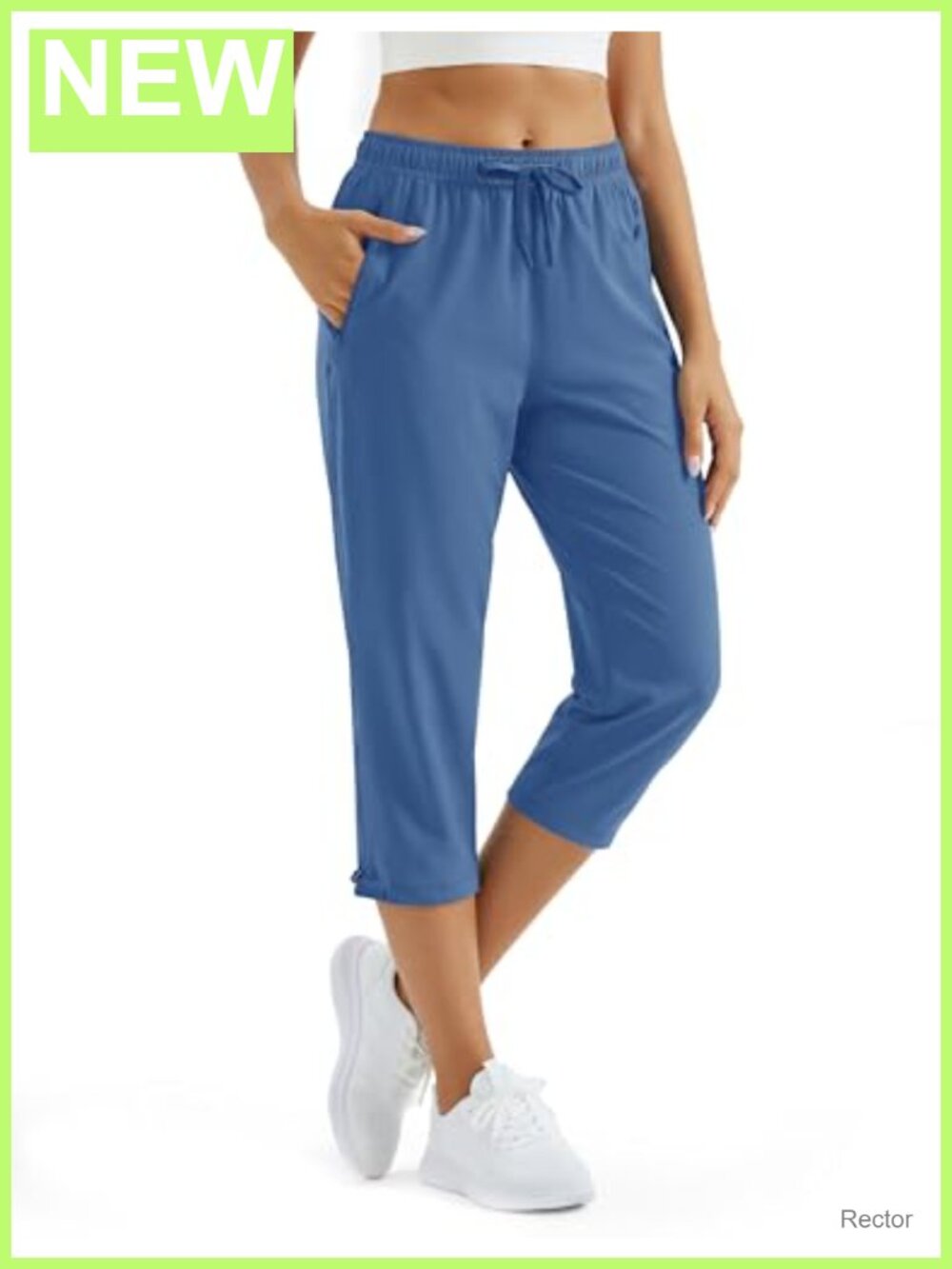 Women's Quick Dry Hiking Capri Pants UPF 50+ 3 Pockets Stretch